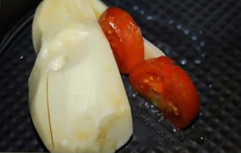 Картофель, запеченный с ветчиной и сыром