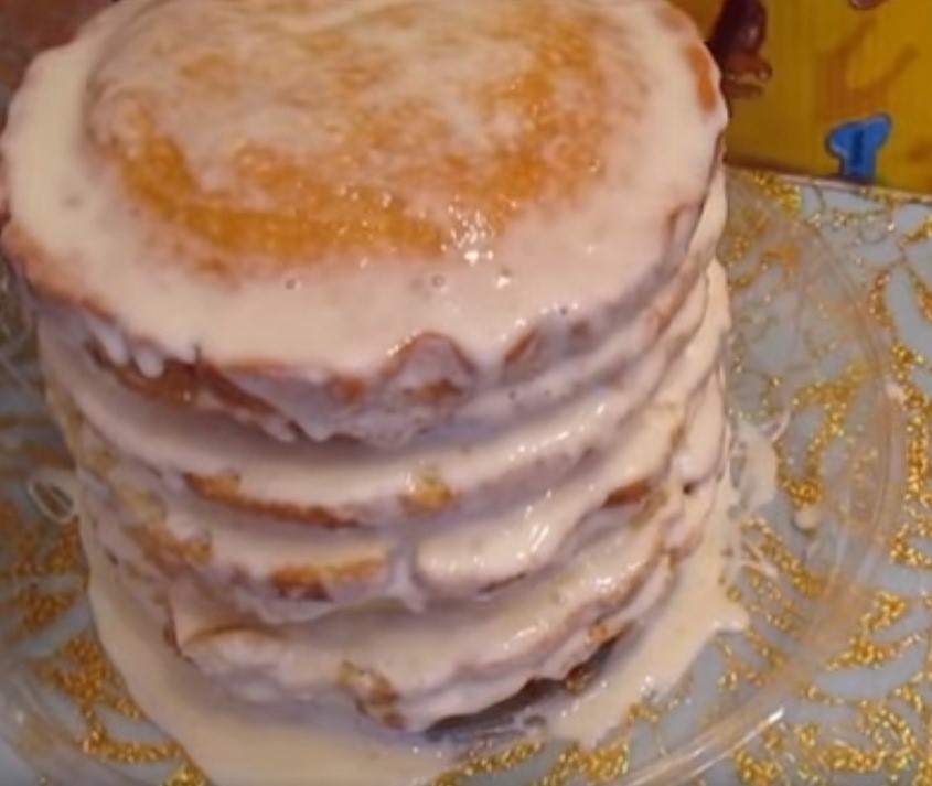 Бисквитный торт порадует Вашу семью на Новый год