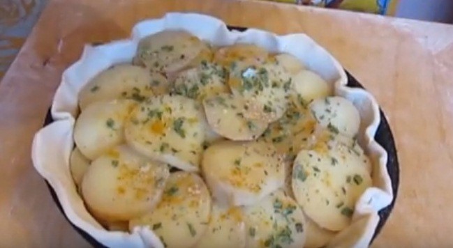Рецепт необыкновенного картофеля в тесте
