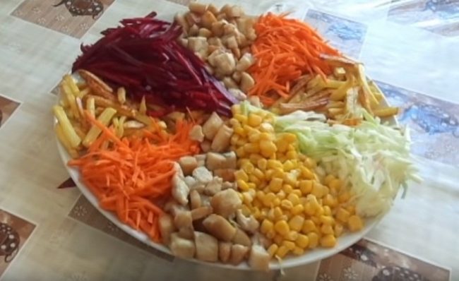Оригинальный и вкусный рецепт «Осеннего салата»