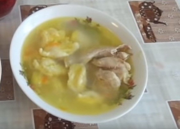 Рецепт аппетитного супа с галушками