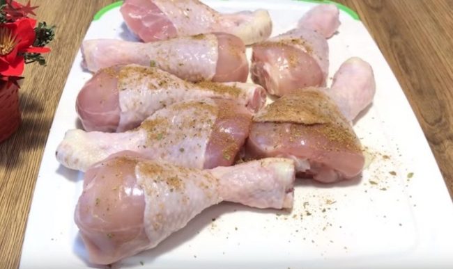 Рецепт нежных куриных ножек запеченных в сливочно-горчичном соусе