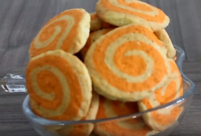 Рецепт ароматного печенья «Апельсиновые колесики»